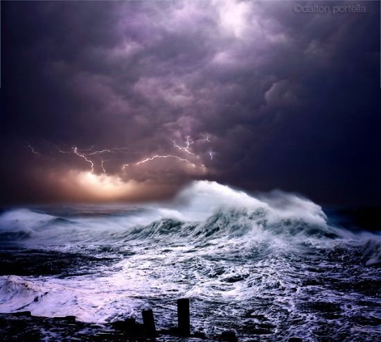 风光摄影:海洋风暴(图)